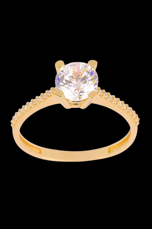 Cigold Tektaş Yüzük 14 Ayar Altın 1.83 Gr OA-K21501029099