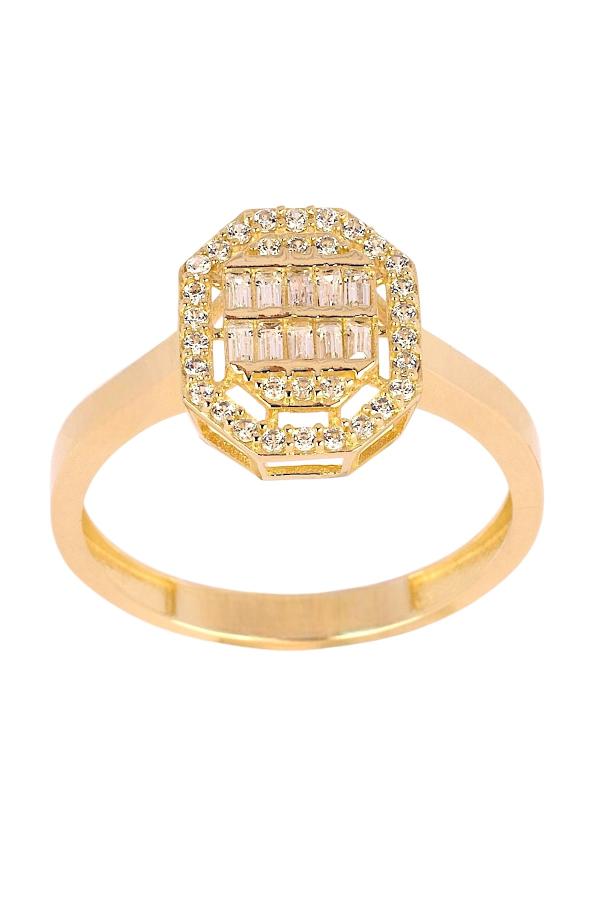Cigold Tektaş Yüzük 14 Ayar Altın 1,88 Gr OA-K21501028884