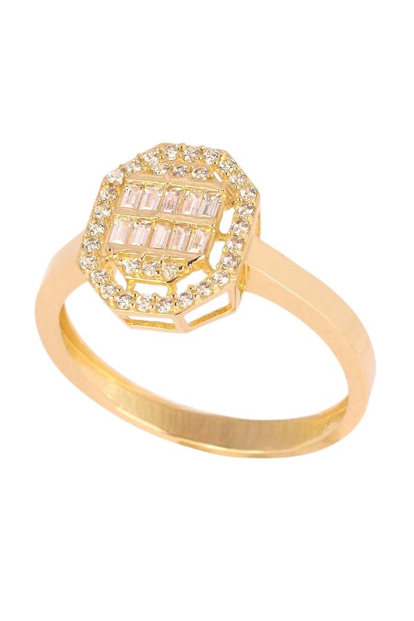 Cigold Tektaş Yüzük 14 Ayar Altın 1,88 Gr OA-K21501028884