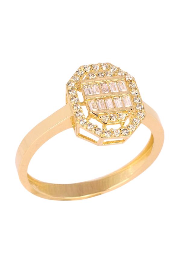 Cigold Tektaş Yüzük 14 Ayar Altın 1,88 Gr OA-K21501028884