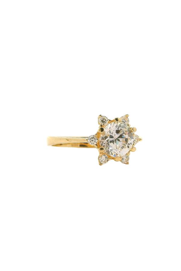 Cigold Tektaş Yüzük 14 Ayar Altın 1.99 Gr OA-C11401029211