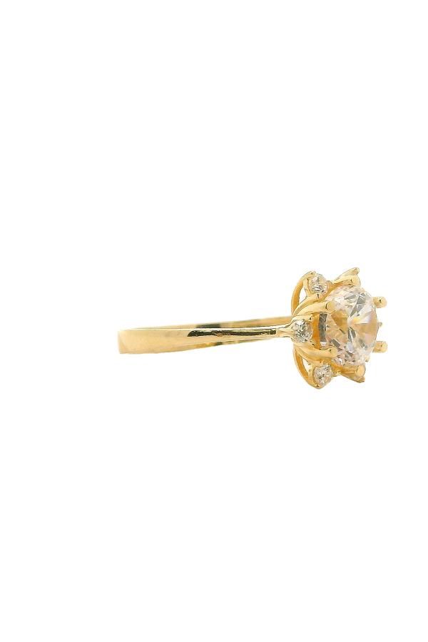 Cigold Tektaş Yüzük 14 Ayar Altın 1.99 Gr OA-C11401029211