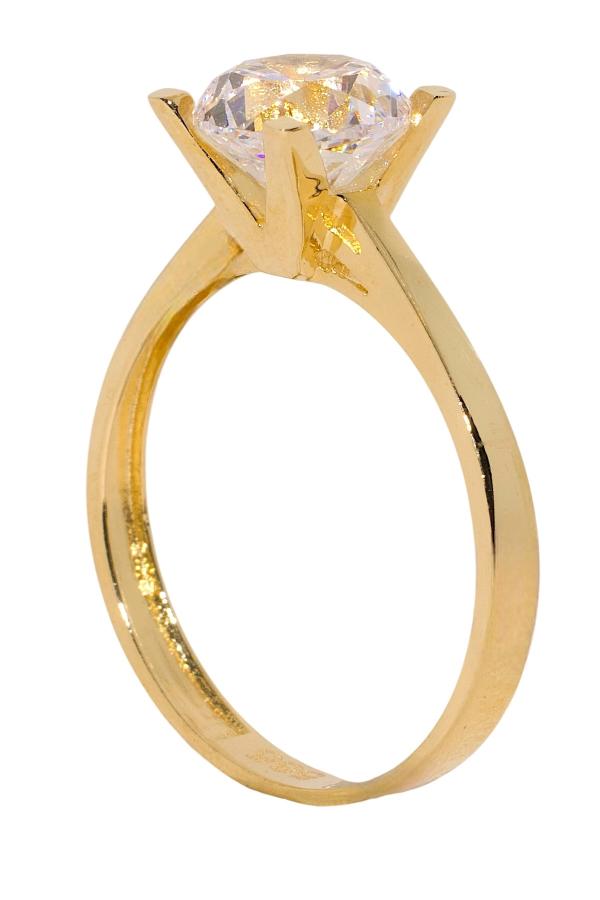 Cigold Tektaş Yüzük 14 Ayar Altın 2,27 Gr OA-K21601028860