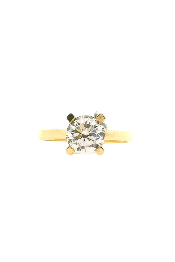 Cigold Tektaş Yüzük 14 Ayar Altın 2.30 Gr OA-K21501029221