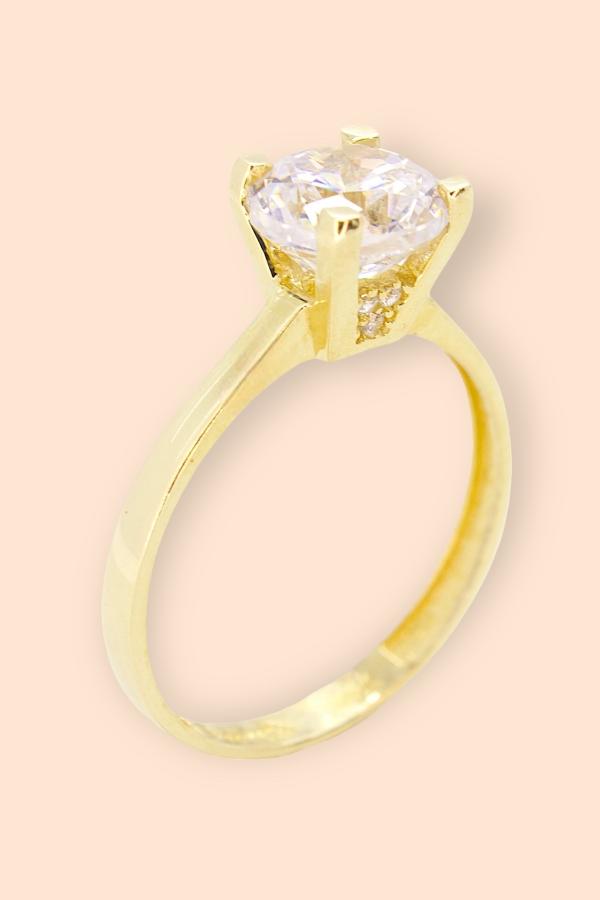 Cigold Tektaş Yüzük 14 Ayar Altın 2,32 Gr OA-C11501028682