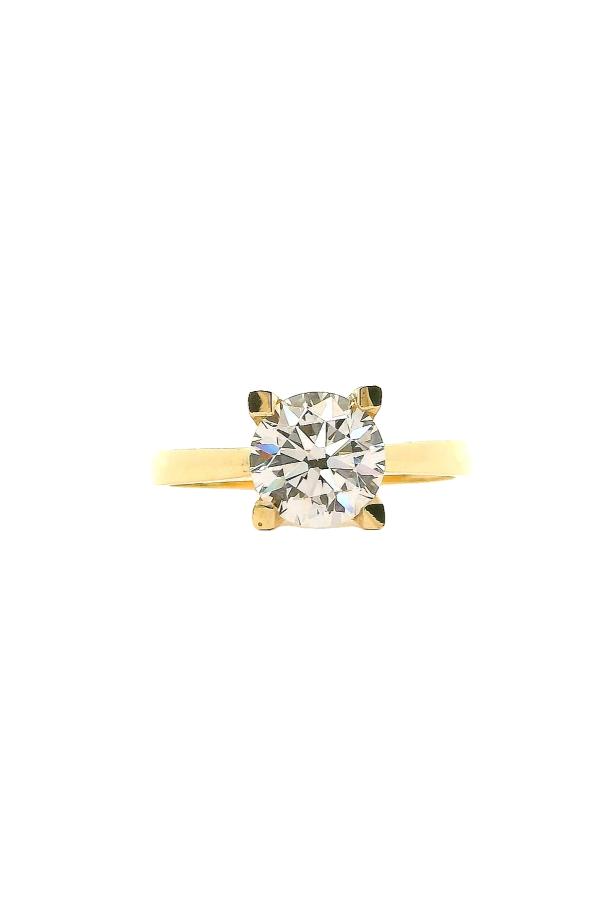 Cigold Tektaş Yüzük 14 Ayar Altın 2.33 Gr OA-K21601029218