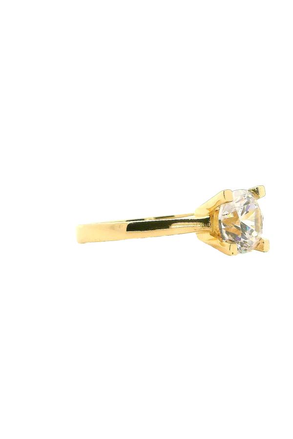 Cigold Tektaş Yüzük 14 Ayar Altın 2.33 Gr OA-K21601029218
