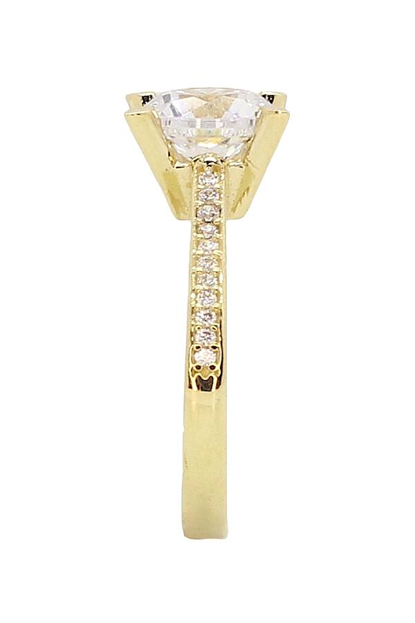 Cigold Tektaş Yüzük 14 Ayar Altın 2,45 Gr OA-C11501028537