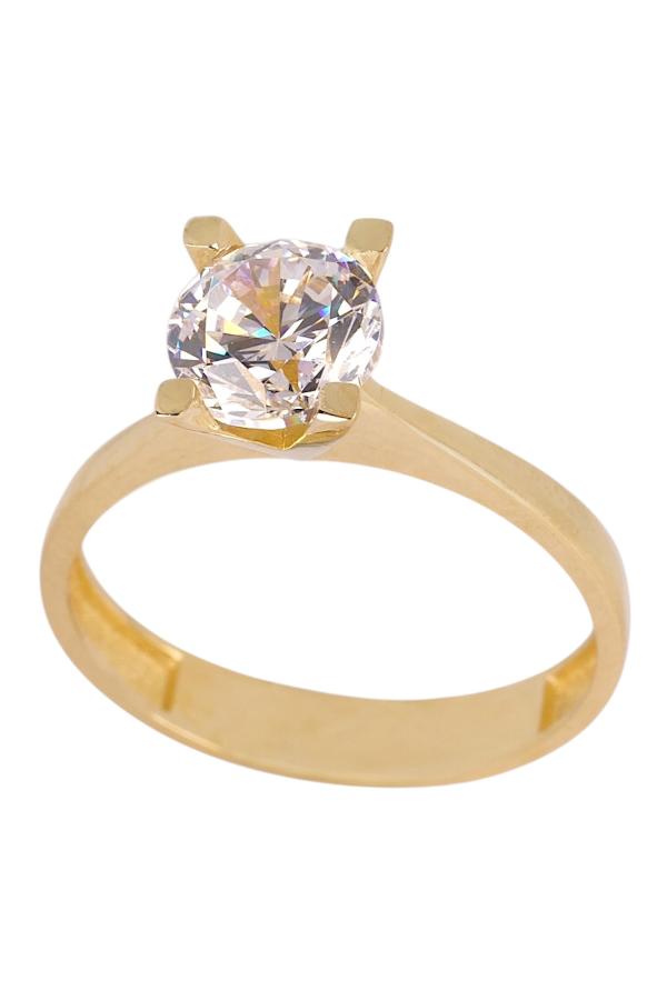 Cigold Tektaş Yüzük 14 Ayar Altın 2.46 Gr OA-C11401029021