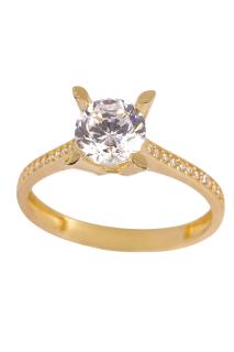 Cigold Tektaş Yüzük 14 Ayar Altın 2.47 Gr OA-C11501029023