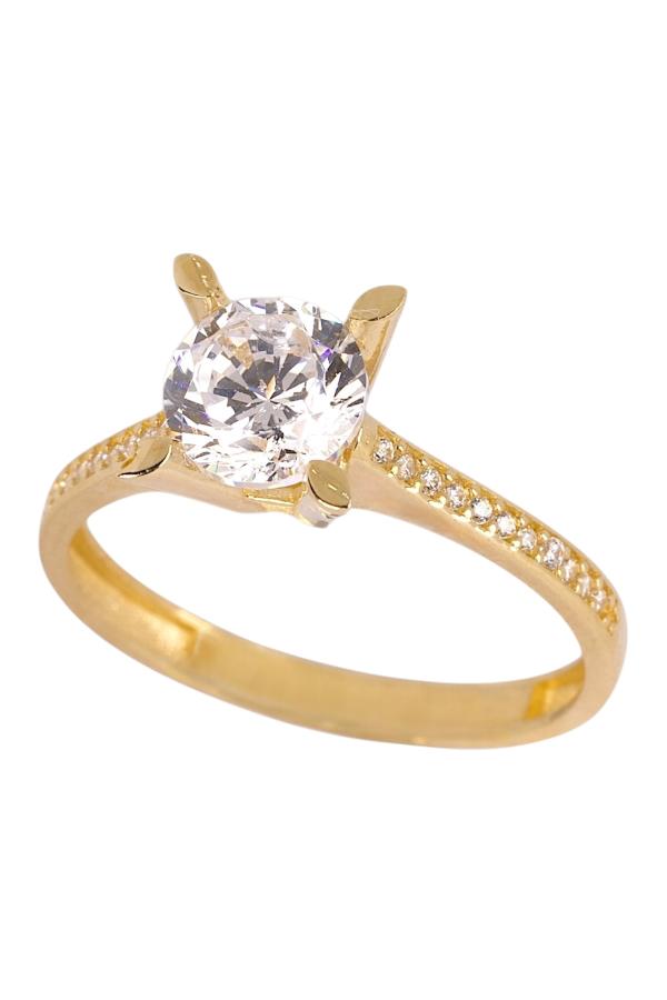 Cigold Tektaş Yüzük 14 Ayar Altın 2.47 Gr OA-C11501029023