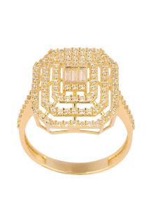 Cigold Tektaş Yüzük 14 Ayar Altın 2,50 Gr OA-K21601028885