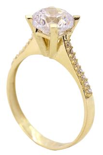 Cigold Tektaş Yüzük 14 Ayar Altın 2,60 Gr OA-C11501028533