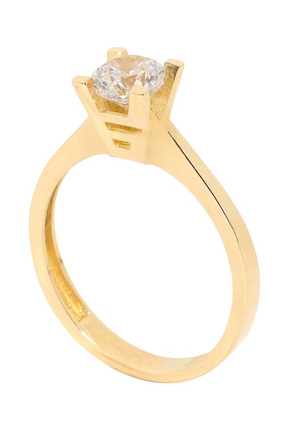 Cigold Tektaş Yüzük 14 Ayar Altın 2,63 Gr OA-K21501028867