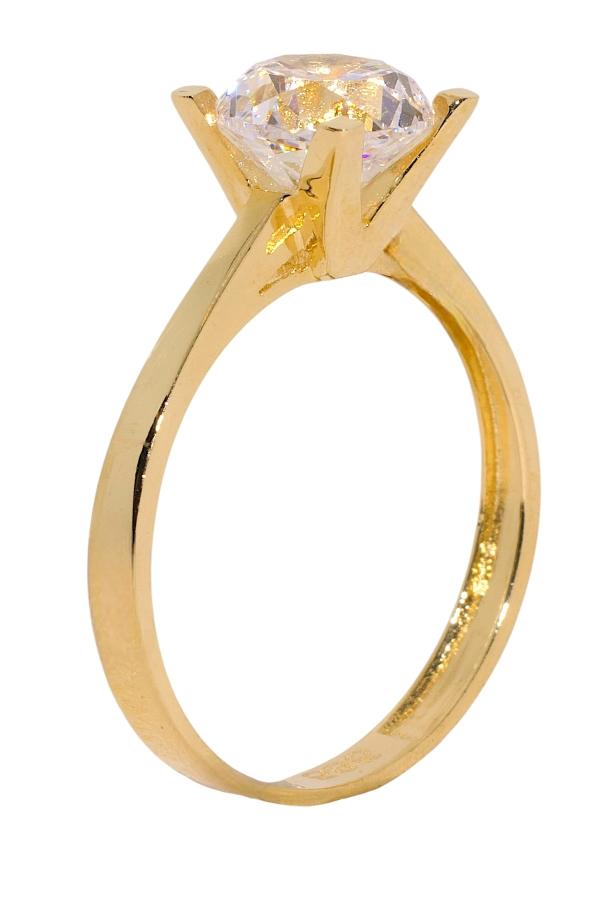 Cigold Tektaş Yüzük 14 Ayar Altın 2,71 Gr OA-K21501028862