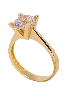 Cigold Tektaş Yüzük 14 Ayar Altın 2,80 Gr OA-K21301028859