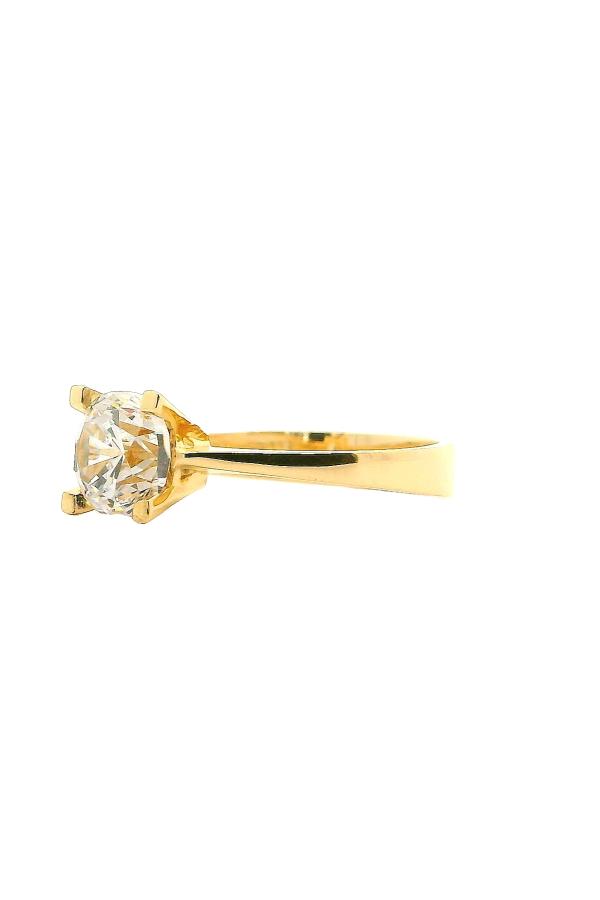 Cigold Tektaş Yüzük 14 Ayar Altın 2.80 Gr OA-K21401029229