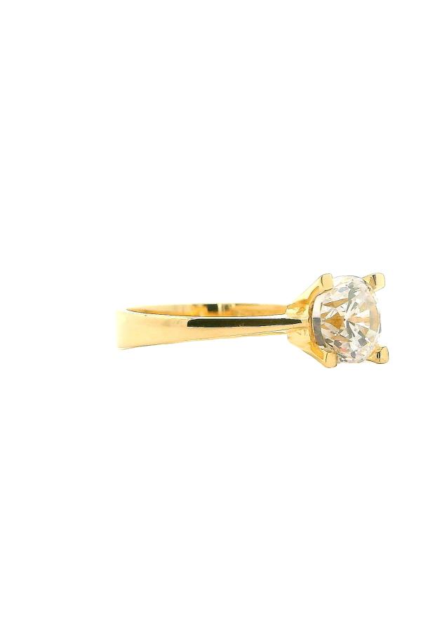 Cigold Tektaş Yüzük 14 Ayar Altın 2.80 Gr OA-K21401029229