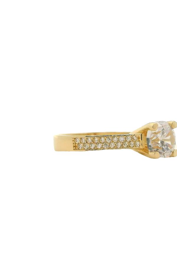 Cigold Tektaş Yüzük 14 Ayar Altın 2.95 Gr OA-C11501029206