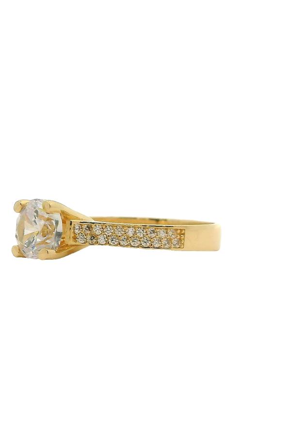 Cigold Tektaş Yüzük 14 Ayar Altın 2.95 Gr OA-C11501029206