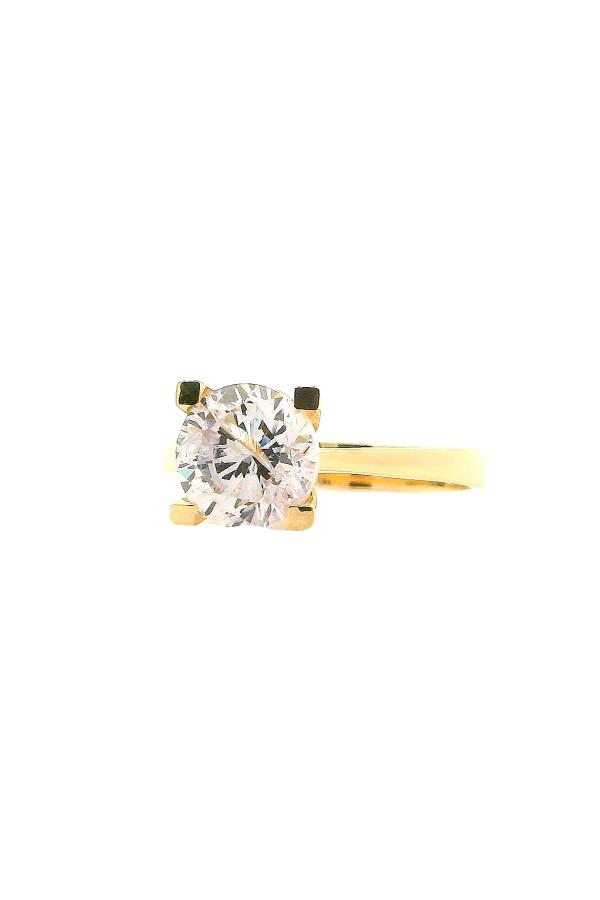 Cigold Tektaş Yüzük 14 Ayar Altın 3.15 Gr OA-K21601029220